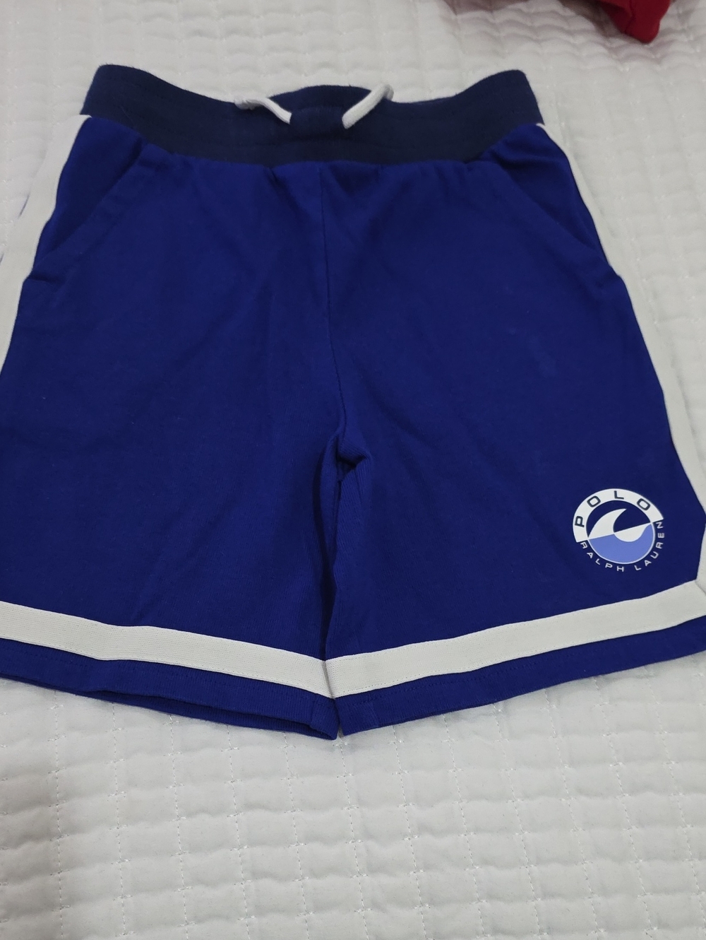 Polo by Ralph Lauren Royal Blue Kids Shorts with White Trim